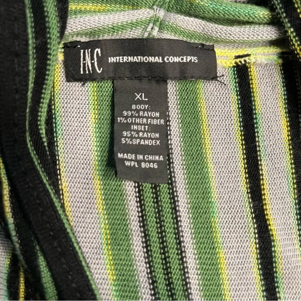 INC International Concepts Open Front Tunic w/att’d Tank Size XL EUC - Picture 11 of 12